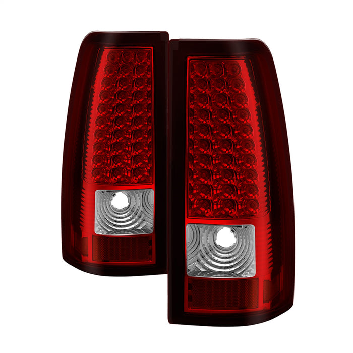 Spyder Auto 5008787 XTune LED Tail Lights; Red Clear; - Truck Part Superstore