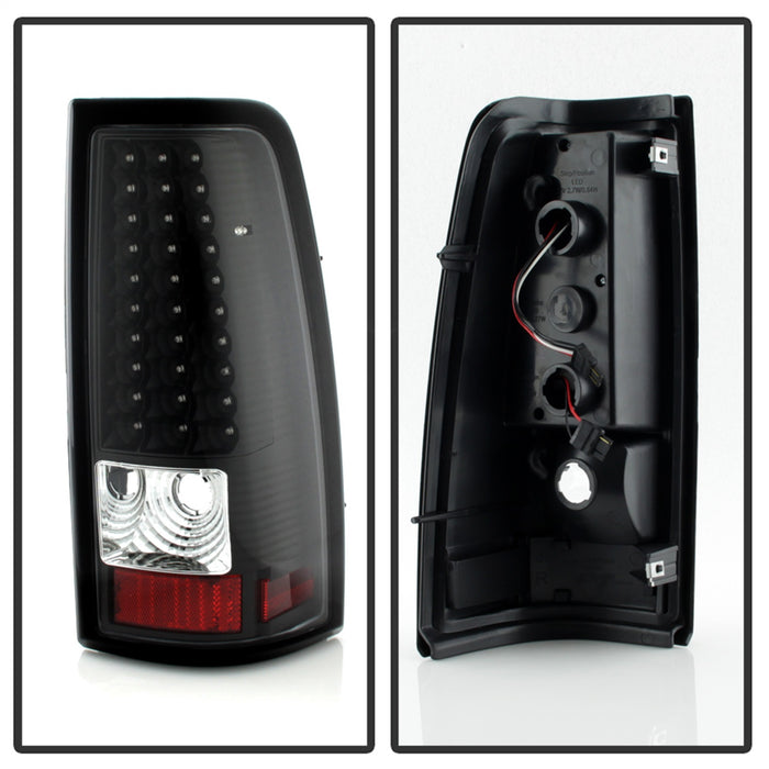 Spyder Auto 5008817 XTune LED Tail Lights; Black; - Truck Part Superstore