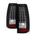 Spyder Auto 5008817 XTune LED Tail Lights; Black; - Truck Part Superstore