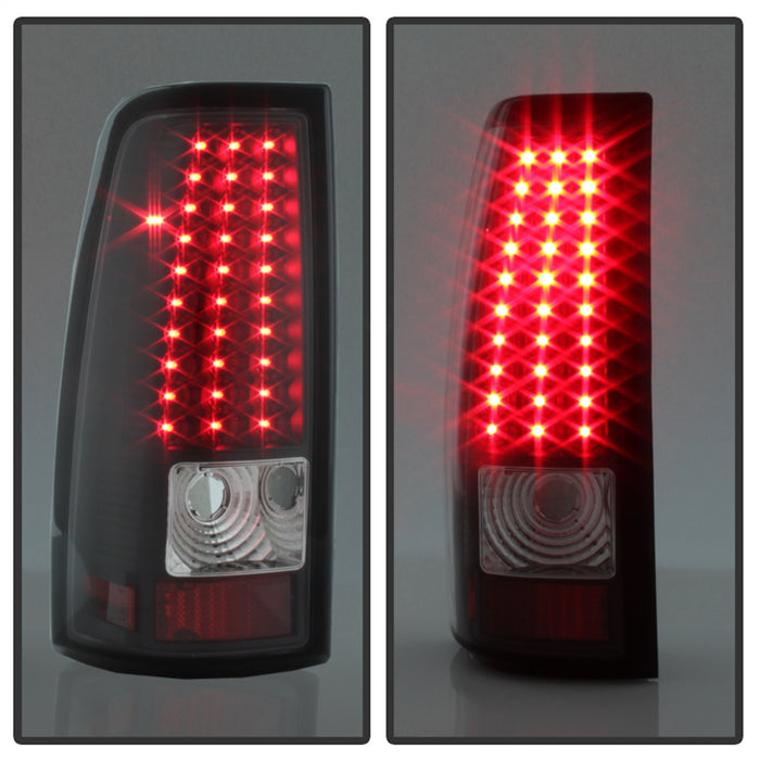 Spyder Auto 5008817 XTune LED Tail Lights; Black; - Truck Part Superstore