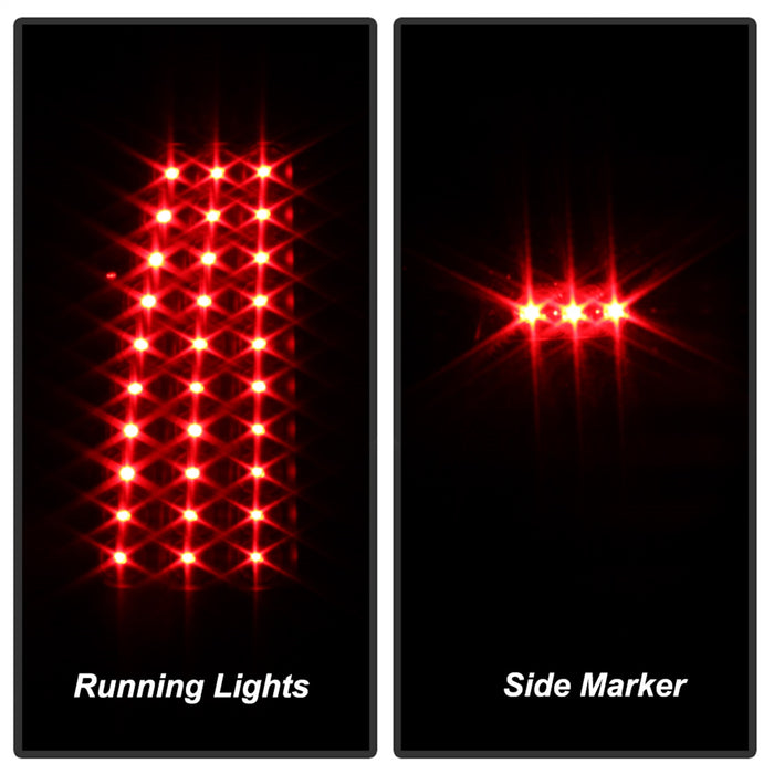 Spyder Auto 5008817 XTune LED Tail Lights; Black; - Truck Part Superstore