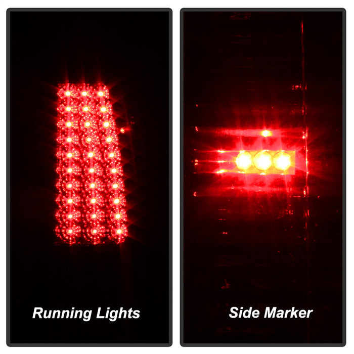 Spyder Auto 5008831 XTune LED Tail Lights; Red Clear; - Truck Part Superstore