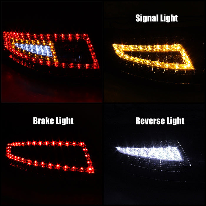 Spyder Auto 5008848 XTune LED Tail Lights; Red Clear; - Truck Part Superstore
