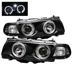 Spyder Auto 5008862 Halo Amber Projector Headlights - Truck Part Superstore