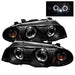 Spyder Auto 5008947 Halo Amber Projector Headlights; 1 pc.; Bulbs Included; Pair; Black; - Truck Part Superstore
