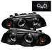 Spyder Auto 5008947 Halo Amber Projector Headlights; 1 pc.; Bulbs Included; Pair; Black; - Truck Part Superstore