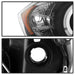 Spyder Auto 5009005 Halo Amber Projector Headlights; Bulbs Included; Pair; Black; - Truck Part Superstore