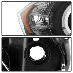 Spyder Auto 5009005 Halo Amber Projector Headlights; Bulbs Included; Pair; Black; - Truck Part Superstore