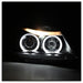 Spyder Auto 5009005 Halo Amber Projector Headlights; Bulbs Included; Pair; Black; - Truck Part Superstore