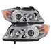 Spyder Auto 5009012 Halo Amber Projector Headlights; Bulbs Included; Pair; Chrome; - Truck Part Superstore