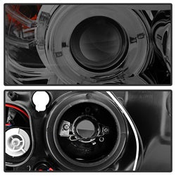 Spyder Auto 5009029 Halo Amber Projector Headlights; Uses T10 LED Ultra White LED Bulb; Pair; Smoke; - Truck Part Superstore