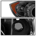 Spyder Auto 5009029 Halo Amber Projector Headlights; Uses T10 LED Ultra White LED Bulb; Pair; Smoke; - Truck Part Superstore