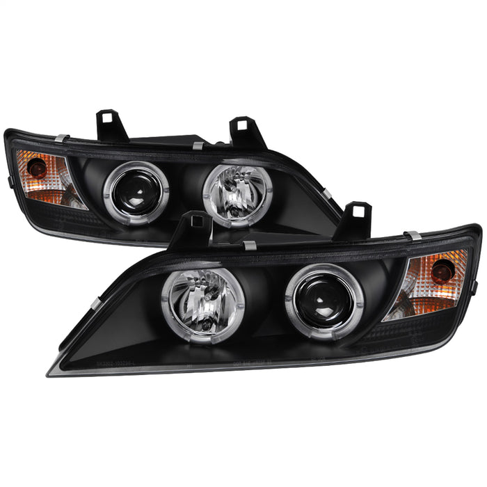Spyder Auto 5009081 Halo Projector Headlights; Bulbs Included; Pair; Black; - Truck Part Superstore
