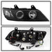 Spyder Auto 5009081 Halo Projector Headlights; Bulbs Included; Pair; Black; - Truck Part Superstore