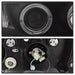 Spyder Auto 5009081 Halo Projector Headlights; Bulbs Included; Pair; Black; - Truck Part Superstore