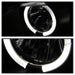 Spyder Auto 5009081 Halo Projector Headlights; Bulbs Included; Pair; Black; - Truck Part Superstore