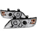 Spyder Auto 5009098 Halo Projector Headlights; Bulbs Included; Pair; Chrome; - Truck Part Superstore