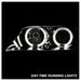 Spyder Auto 5009098 Halo Projector Headlights; Bulbs Included; Pair; Chrome; - Truck Part Superstore