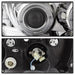 Spyder Auto 5009098 Halo Projector Headlights; Bulbs Included; Pair; Chrome; - Truck Part Superstore