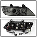 Spyder Auto 5009104 Halo Projector Headlights; Uses T10 LED Ultra White LED Bulb; Pair; Smoke; - Truck Part Superstore