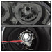 Spyder Auto 5009104 Halo Projector Headlights; Uses T10 LED Ultra White LED Bulb; Pair; Smoke; - Truck Part Superstore