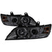 Spyder Auto 5009104 Halo Projector Headlights; Uses T10 LED Ultra White LED Bulb; Pair; Smoke; - Truck Part Superstore