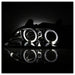 Spyder Auto 5009104 Halo Projector Headlights; Uses T10 LED Ultra White LED Bulb; Pair; Smoke; - Truck Part Superstore