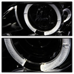 Spyder Auto 5009104 Halo Projector Headlights; Uses T10 LED Ultra White LED Bulb; Pair; Smoke; - Truck Part Superstore