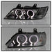 Spyder Auto 5009104 Halo Projector Headlights; Uses T10 LED Ultra White LED Bulb; Pair; Smoke; - Truck Part Superstore
