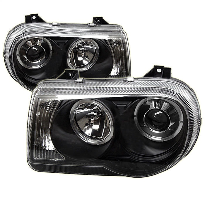 Spyder Auto 5009135 Halo LED Projector Headlights; Bulbs Included; Pair; Black; - Truck Part Superstore