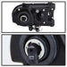 Spyder Auto 5009142 Halo LED Projector Headlights; Bulbs Included; Pair; Chrome; - Truck Part Superstore