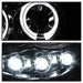 Spyder Auto 5009142 Halo LED Projector Headlights; Bulbs Included; Pair; Chrome; - Truck Part Superstore