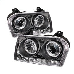 Spyder Auto 5009180 Halo LED Projector Headlights; Bulbs Included; Pair; Black; - Truck Part Superstore