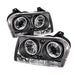 Spyder Auto 5009180 Halo LED Projector Headlights; Bulbs Included; Pair; Black; - Truck Part Superstore