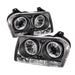 Spyder Auto 5009180 Halo LED Projector Headlights; Bulbs Included; Pair; Black; - Truck Part Superstore
