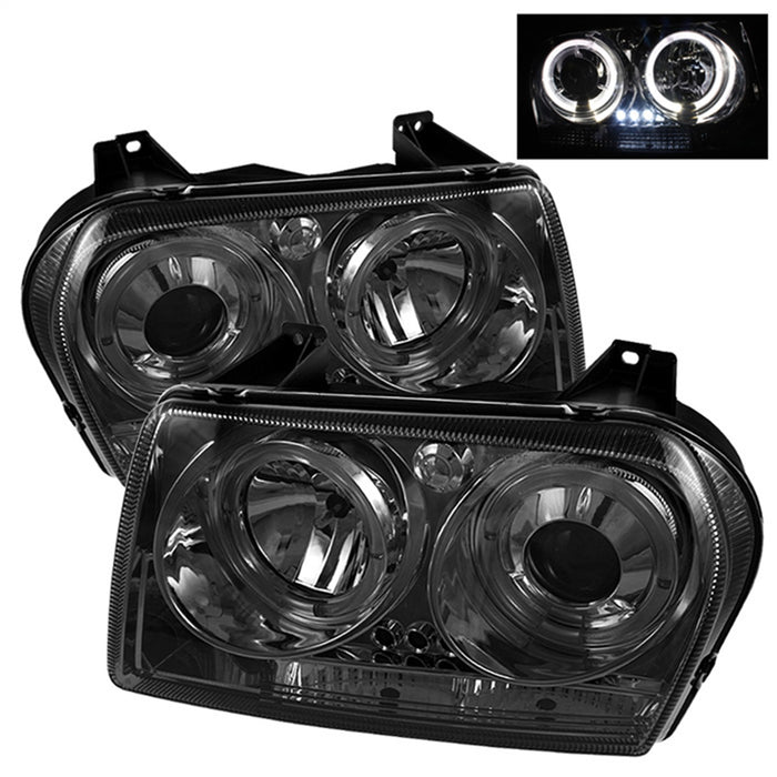 Spyder Auto 5009203 Dual Halo LED Projector Headlights - Truck Part Superstore