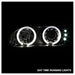Spyder Auto 5009234 Halo LED Projector Headlights; Bulbs Included; Pair; Black; - Truck Part Superstore