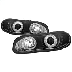 Spyder Auto 5009234 Halo LED Projector Headlights; Bulbs Included; Pair; Black; - Truck Part Superstore