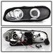 Spyder Auto 5009234 Halo LED Projector Headlights; Bulbs Included; Pair; Black; - Truck Part Superstore
