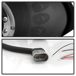 Spyder Auto 5009234 Halo LED Projector Headlights; Bulbs Included; Pair; Black; - Truck Part Superstore