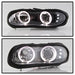 Spyder Auto 5009234 Halo LED Projector Headlights; Bulbs Included; Pair; Black; - Truck Part Superstore