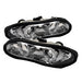 Spyder Auto 5009241 Halo LED Projector Headlights; Bulbs Included; Pair; Chrome; - Truck Part Superstore