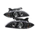Spyder Auto 5009265 Halo Projector Headlights; Bulbs Included; Pair; Black; - Truck Part Superstore