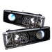 Spyder Auto 5009289 Projector Headlights; Bulbs Included; Pair; Black; - Truck Part Superstore