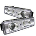 Spyder Auto 5009296 Projector Headlights; Bulbs Included; Pair; Chrome; - Truck Part Superstore