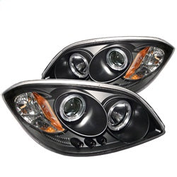 Spyder Auto 5009326 Halo LED Projector Headlights; Bulbs Included; Pair; Black; - Truck Part Superstore