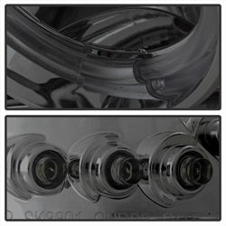 Spyder Auto 5009371 Projector Headlights; Uses T10 LED Ultra White LED Bulb; Pair; Smoke; - Truck Part Superstore