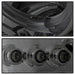 Spyder Auto 5009371 Projector Headlights; Uses T10 LED Ultra White LED Bulb; Pair; Smoke; - Truck Part Superstore
