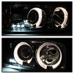 Spyder Auto 5009371 Projector Headlights; Uses T10 LED Ultra White LED Bulb; Pair; Smoke; - Truck Part Superstore