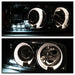 Spyder Auto 5009371 Projector Headlights; Uses T10 LED Ultra White LED Bulb; Pair; Smoke; - Truck Part Superstore